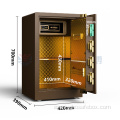 Yingbo Steel Key Home Safe Luxury Leather Safes